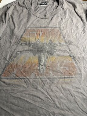 Star Wars Gray X-Wing Sunset Graphic Tee - Men